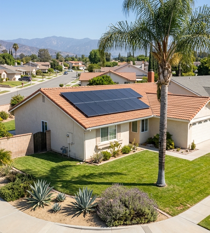 Single-Story Tile-Roof Home — Rancho Cucamonga, CA